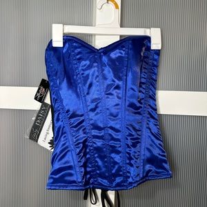 Lavish Corset royal blue